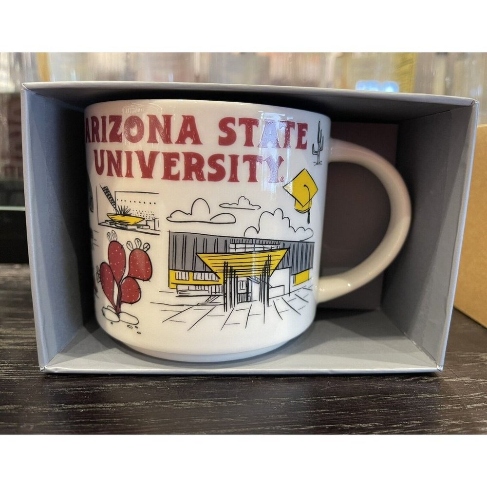 Starbucks ASU Been There Series 14oz Mug Arizona State University Campus…